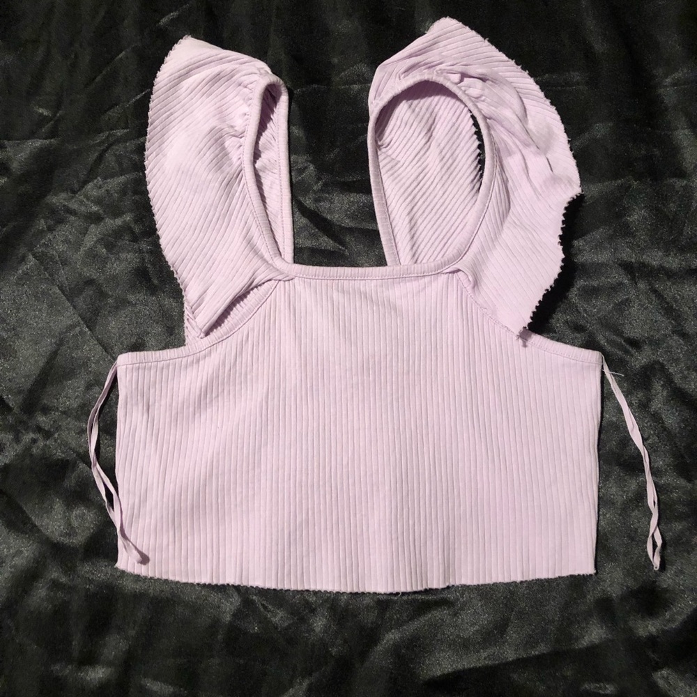 Ruffles crop top💜